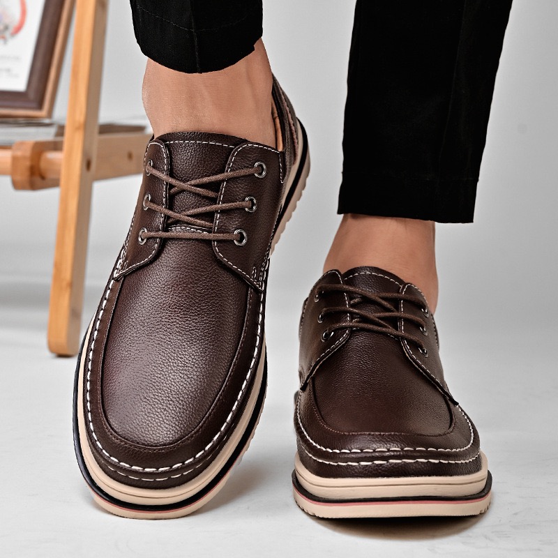 GARB Men's Handmade Cowhide Orthopedic Loafers
