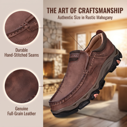 ⏰Last Day! 45% OFF  🔥GARB® Men’s Outdoor Hand Sewn Slip-On Full Grain Leather Casual Shoes