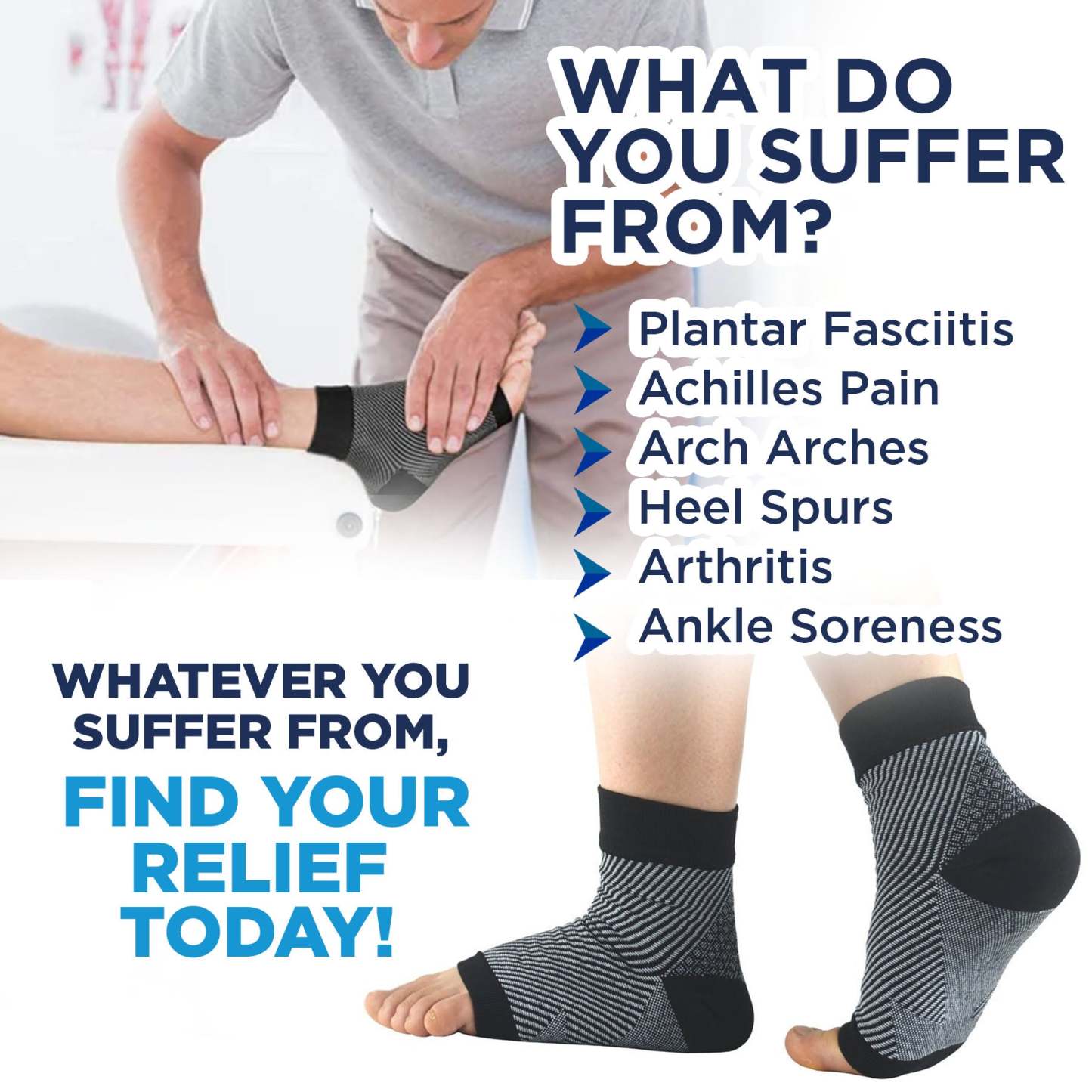 GARB®OrthoFit Compressions Ankle Socks