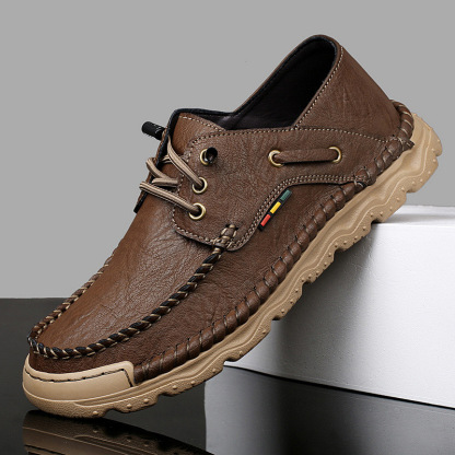 GARB Handcrafted Leather Slip-On Loafers – Arch Support & All-Day Comfort