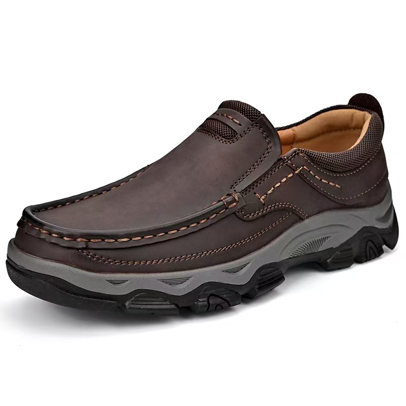 ⏰Last Day! 45% OFF 🔥GARB® Men’s Wrinkled Full Grain Leather Slip On Casual Shoes
