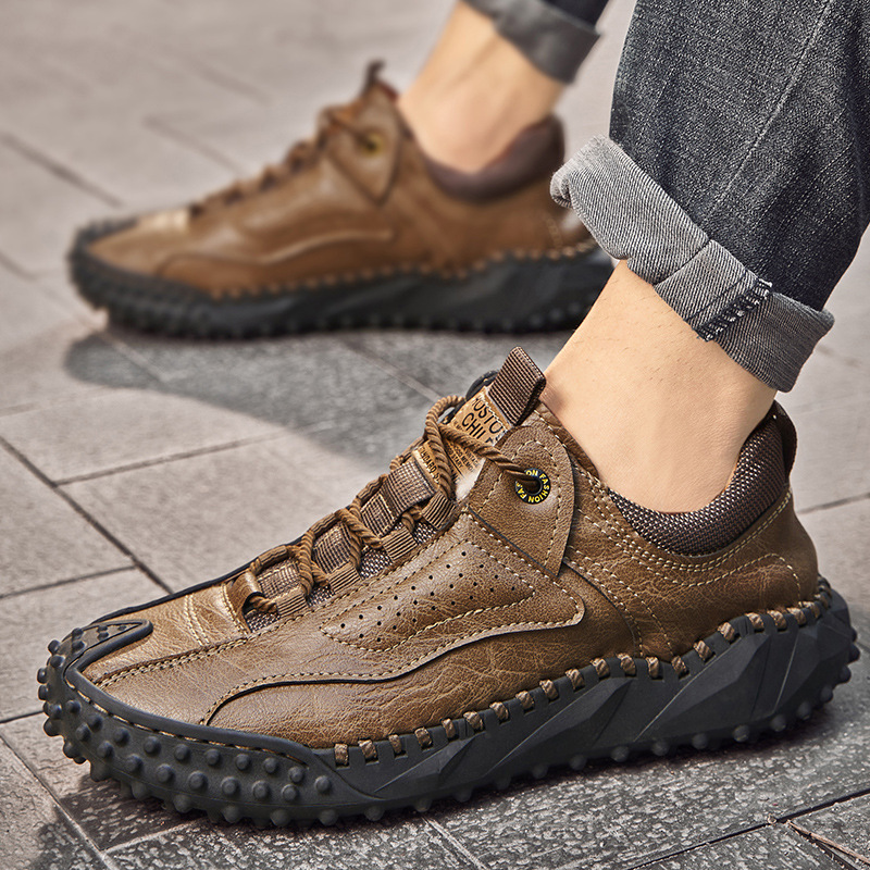 GARBstride™ Eco-Friendly Leather Handcrafted Orthopedic Shoes