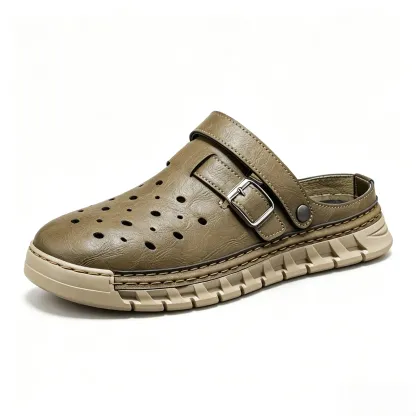[Copy]⏰Last Day! 45% OFF  🔥GARB®Men's Orthopedic Mules (Breathable Mesh and Genuine Leather)