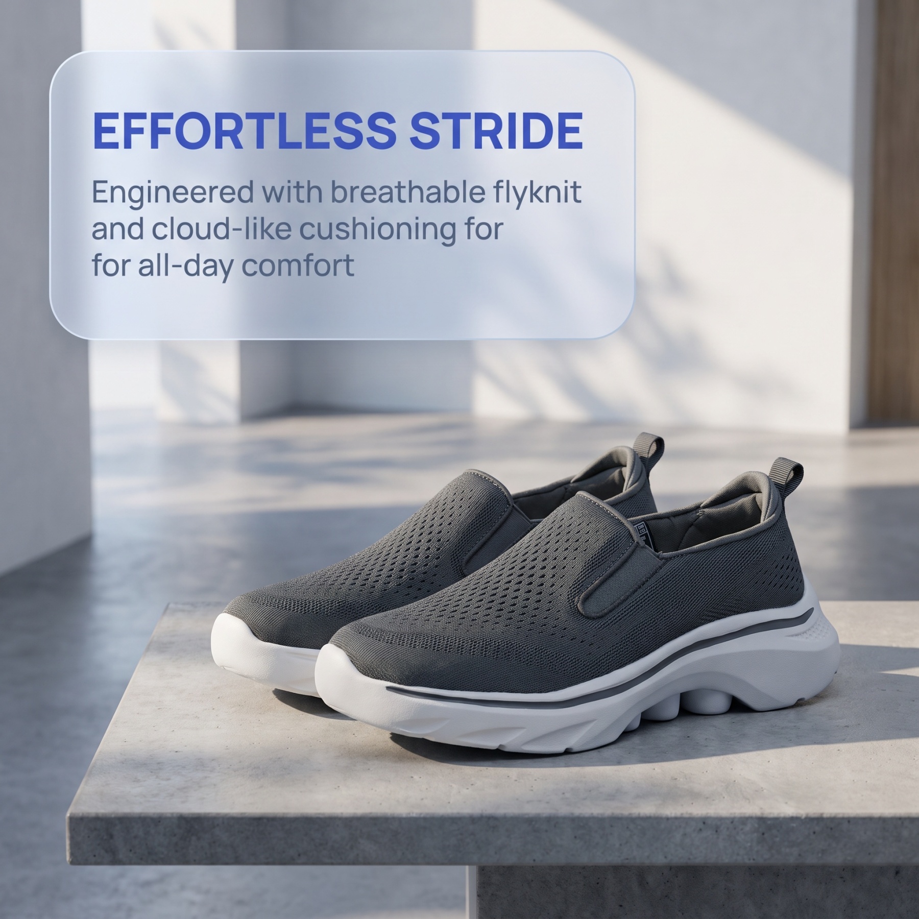 ⏰Last Day! 45% OFF  🔥GARB®Men's Breathable Mesh Slip-On Walking Shoes