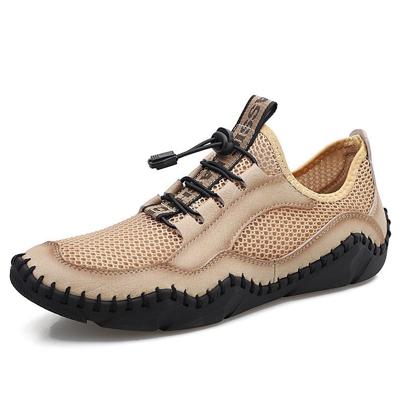 Men's handmade Italian cowhide breathable loafers