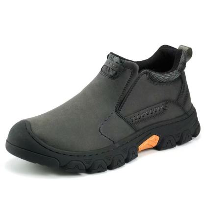 ⏰Last Day! 45% OFF  🔥GARB® Men’s Genuine Leather Slip-On Outdoor Walking Shoes