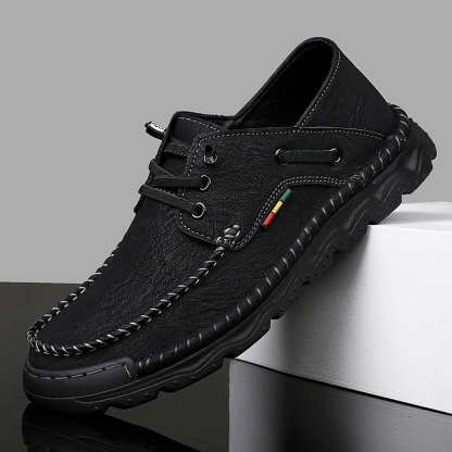 GARB Handcrafted Leather Slip-On Loafers – Arch Support & All-Day Comfort