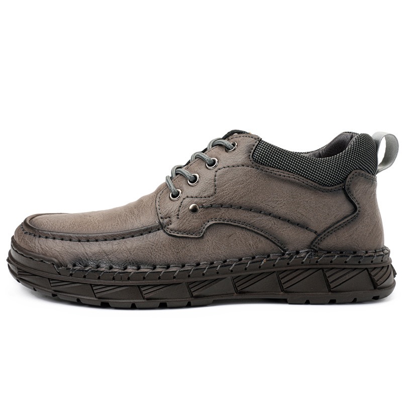 Mens Handcrafted Cowhide Orthopedic Boots