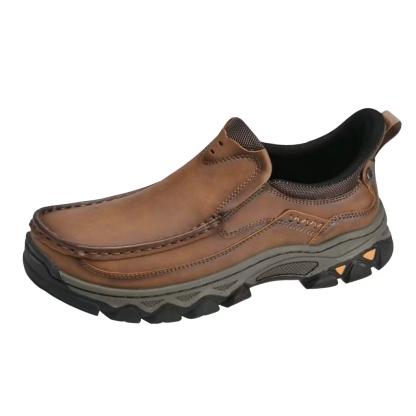 ⏰Last Day! 45% OFF  🔥GARB® Men’s Leather Llip-on Hiking Shoes