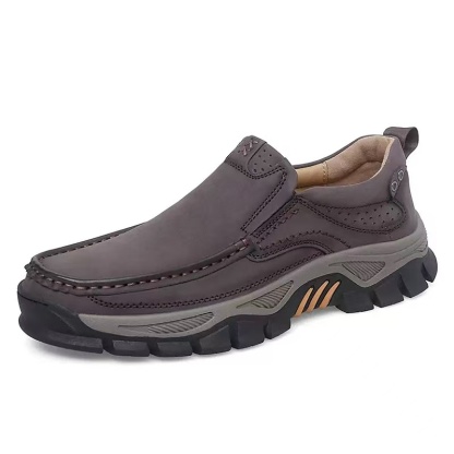 ⏰Last Day! 45% OFF  🔥GARB®Men's Genuine Leather Outdoor Slip-On Loafers with Arch Support & Wide Toe Box
