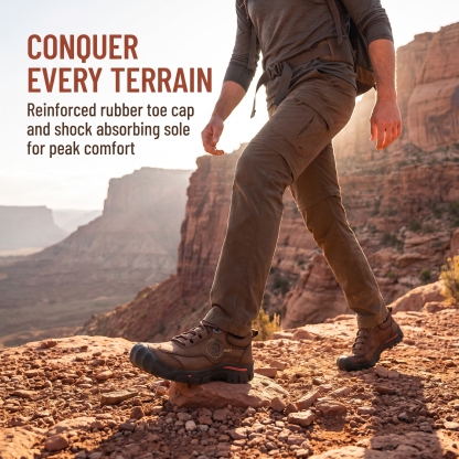⏰Last Day! 45% OFF  🔥VELTOE®Men's Waterproof Leather Outdoor Trekking Shoes