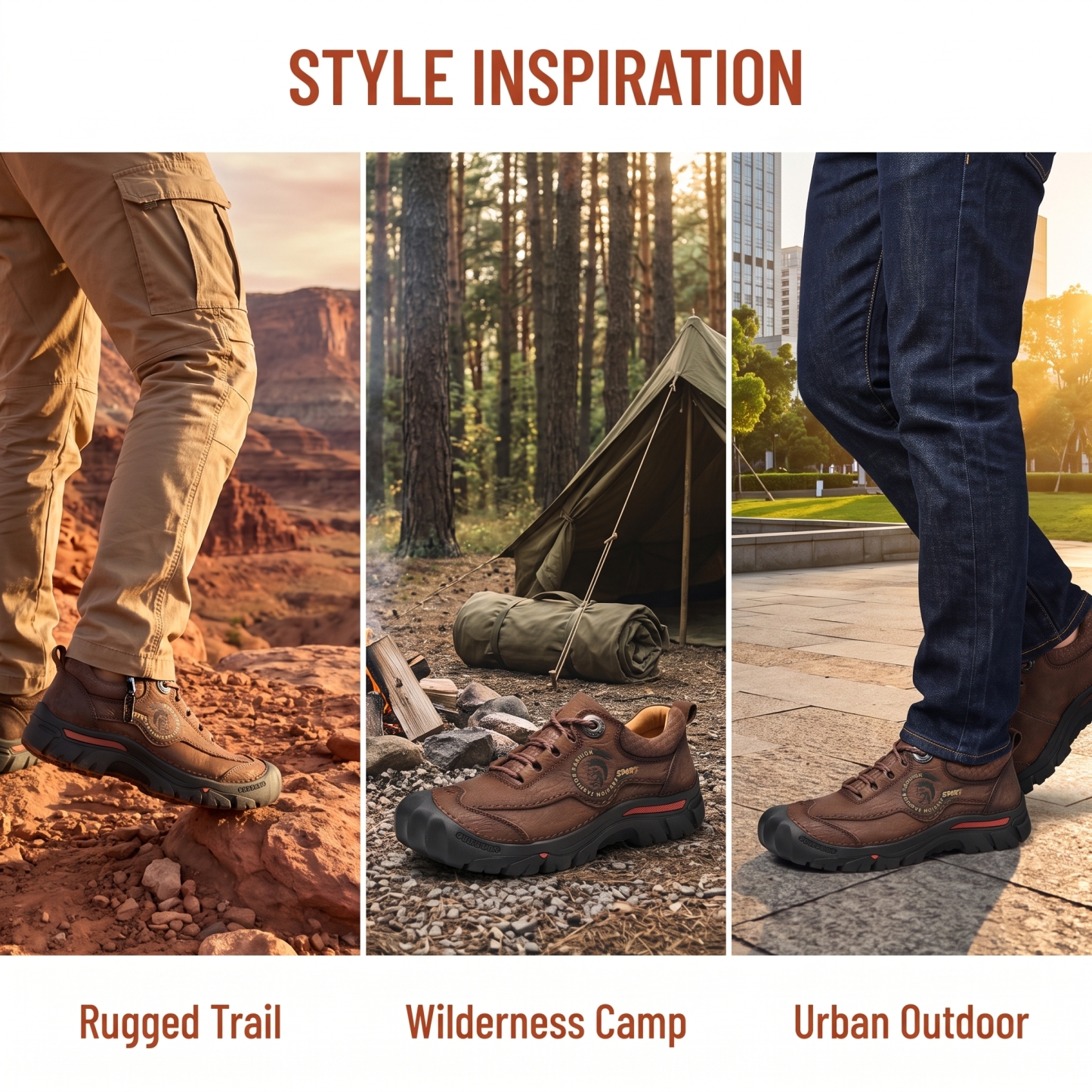 ⏰Last Day! 45% OFF  🔥VELTOE®Men's Waterproof Leather Outdoor Trekking Shoes
