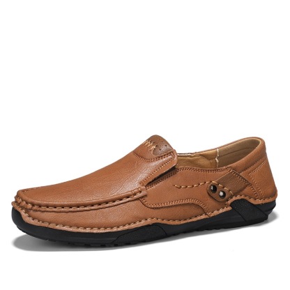 mens handmade cowhide orthopedic loafers