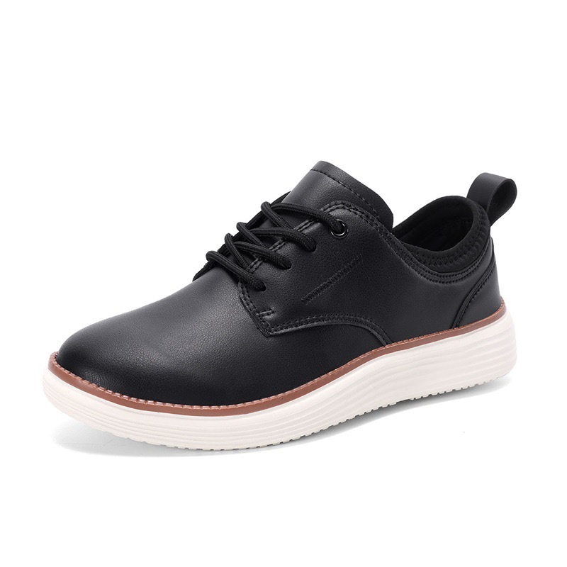 Men Handcrafted Leather OrthopedicOxford Shoes - Wide Toe Box, Classic Comfort