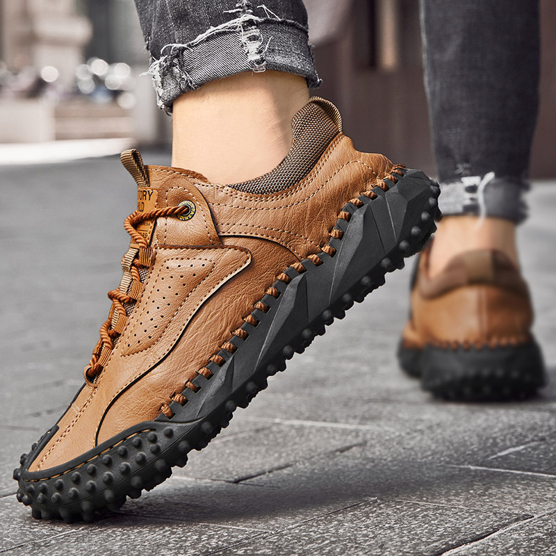 GARBstride™ Eco-Friendly Leather Handcrafted Orthopedic Shoes