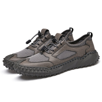 Men's Breathable Mesh Loafers - Comfortable Outdoor Walking Shoes