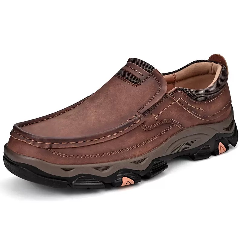 [Copy]⏰Last Day! 45% OFF  🔥GARB® Men’s Wrinkled Full Grain Leather Slip On Casual Shoes