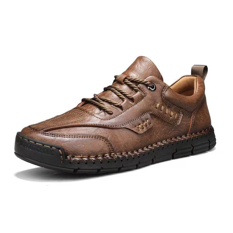 ⏰Last Day! 45% OFF  🔥GARB®Men's Genuine Leather Outdoor Slip-On Loafers with Arch Support & Wide Toe Box