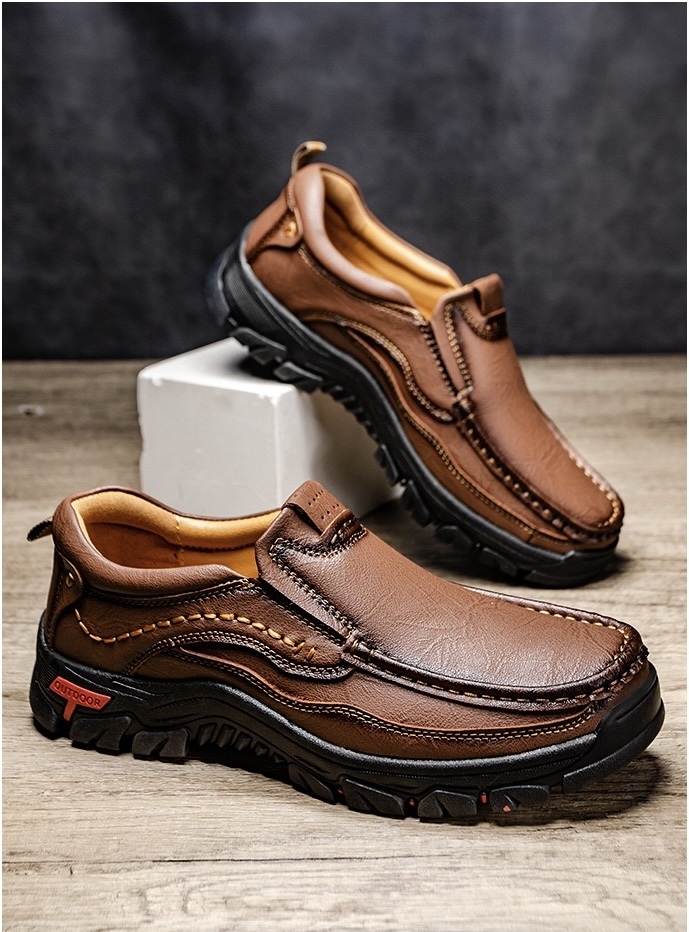 ⏰Last Day! 45% OFF  🔥GARB®Men's Handmade Genuine Leather Outdoor Waterproof Walking Shoes