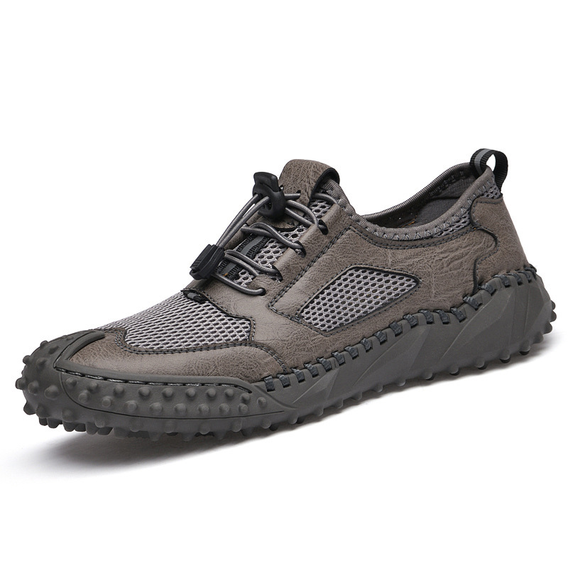 Men's Breathable Mesh Loafers - Comfortable Outdoor Walking Shoes
