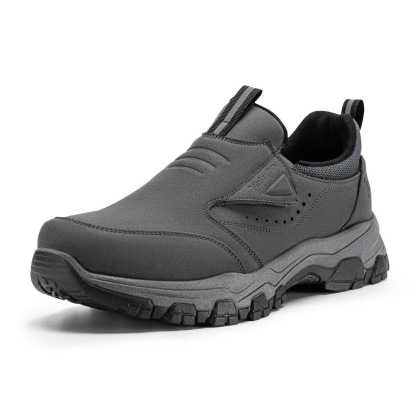 mens genuine leather orthopedic walking shoes