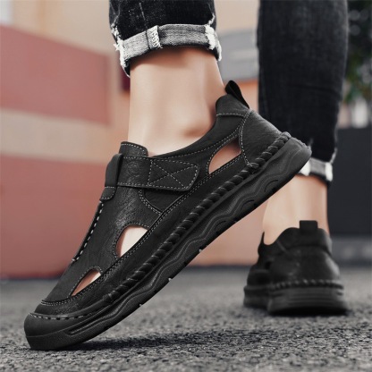 GARB Mens Handmade Cowhide orthopedic Sandals
