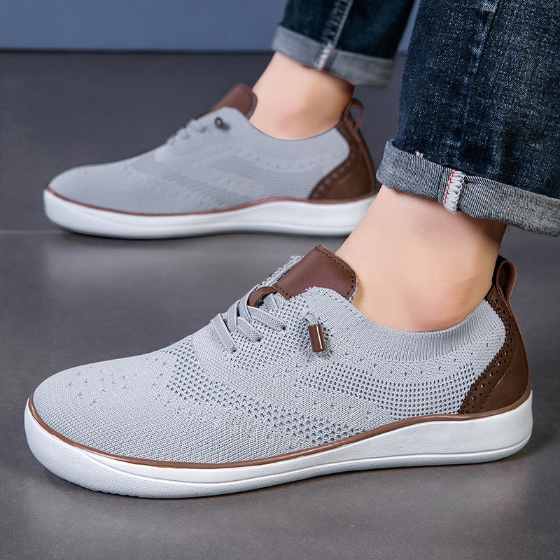 GARB Men’s Slip-On Loafers – Drawstring, Arch Support, Wide Toe & Super Comfortable Design