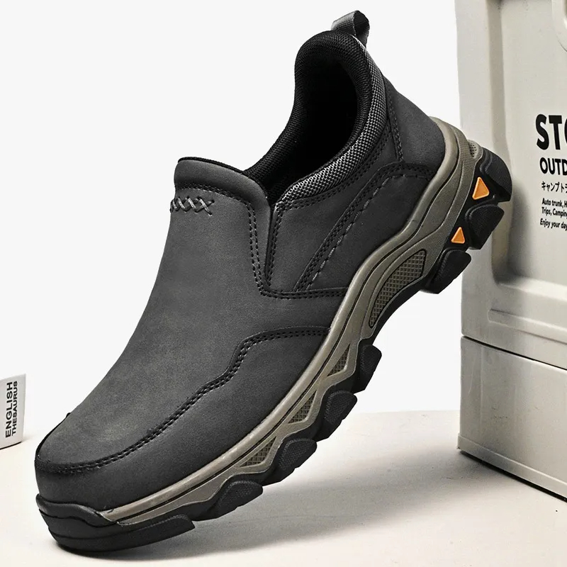 ⏰Last Day!50% OFF 🔥GARB®Men's Genuine Leather Orthopedic Outdoor Walking Shoes
