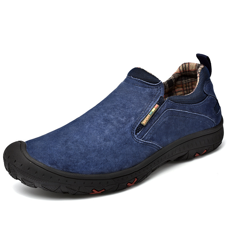 GARB Men’s Handcrafted Leather Outdoor Loafers – Arch Support, Wide Toe & Impact Protection