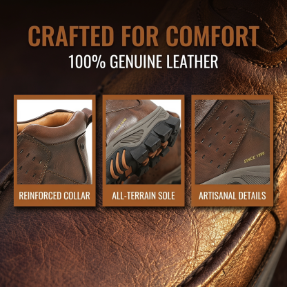 ⏰Last Day! 45% OFF  🔥GARB®Men's Mid Top Cowhide Slip On Outdoor Work Boots