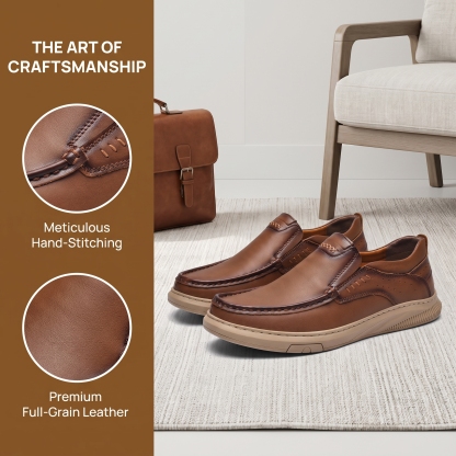 ⏰Last Day! 45% OFF  🔥 GARB® Men's Genuine Leather Fashion Casual Loafers
