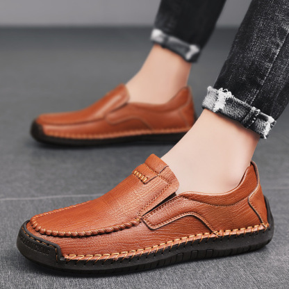 GARB Leather Loafers – Slip-On, Orthopedic Arch Support