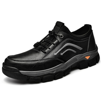 GARB®Men's handmade genuine leather drawstring slip-on orthopedic shoes