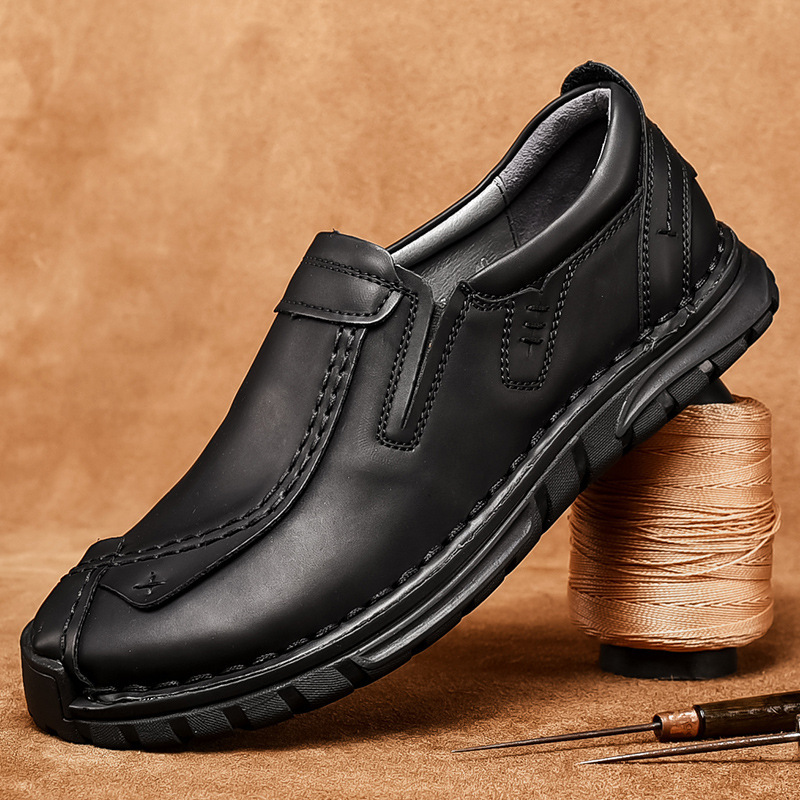 Men Loafers Casual Leather Shoes