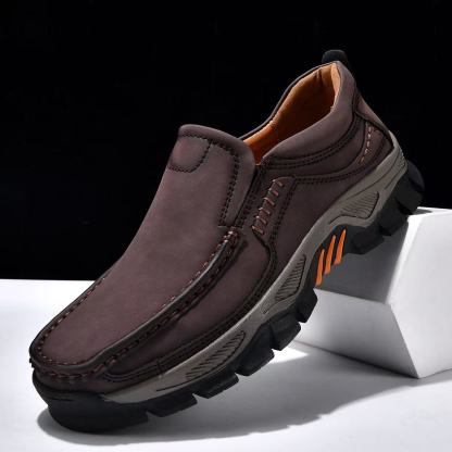 GARB Mens Handmade Genuine Leather Orthopedic Shoes