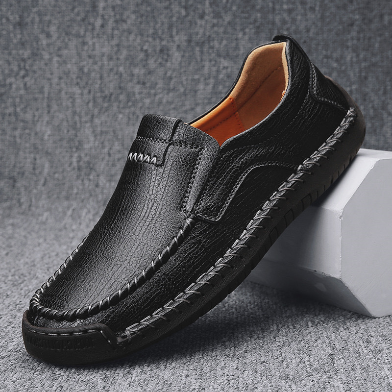 GARB Leather Loafers – Slip-On, Orthopedic Arch Support