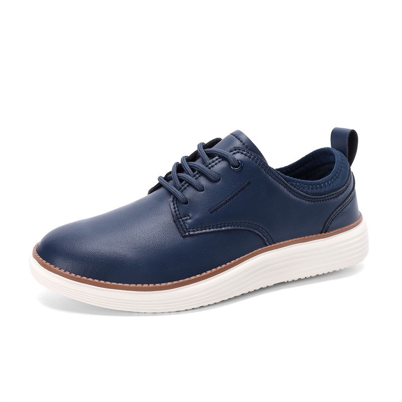 Men Handcrafted Leather OrthopedicOxford Shoes - Wide Toe Box, Classic Comfort
