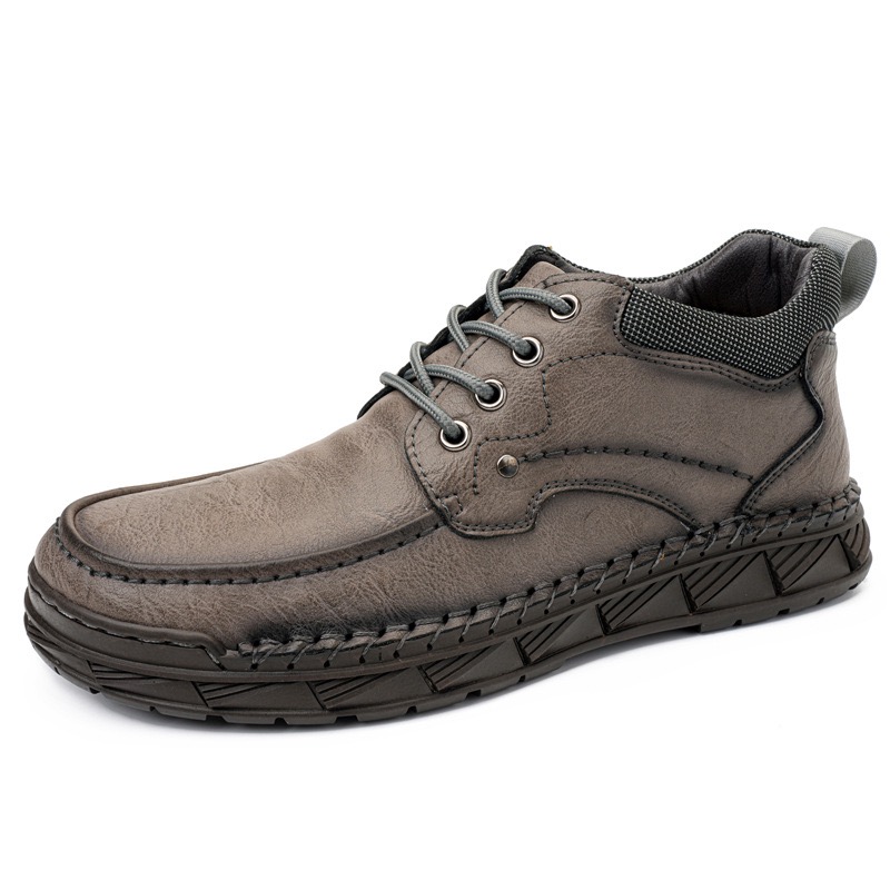 Mens Handcrafted Cowhide Orthopedic Boots