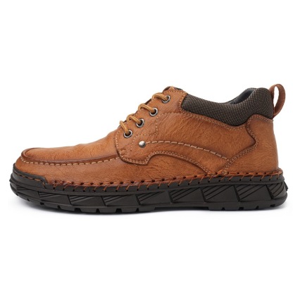 Mens Handcrafted Cowhide Orthopedic Boots