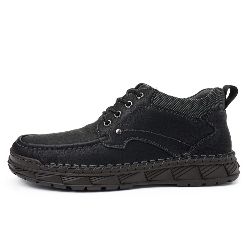 Mens Handcrafted Cowhide Orthopedic Boots