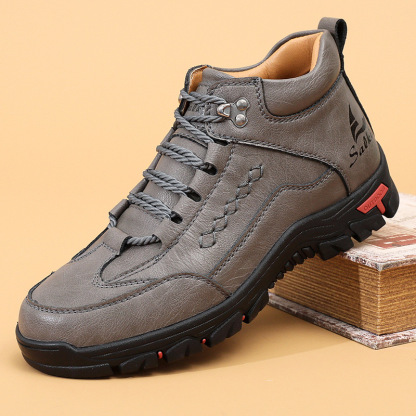 Men's Handcrafted Genuine Leather Orthopedic Arch Support Boots