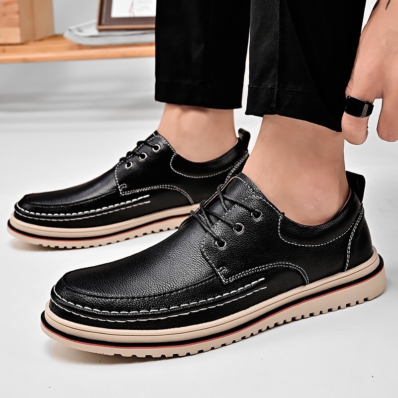 GARB Men's Handmade Cowhide Orthopedic Loafers