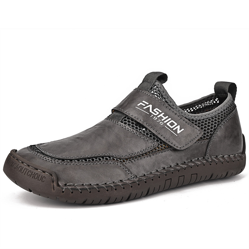 GARB Men's Closure Loafers With Round Toe