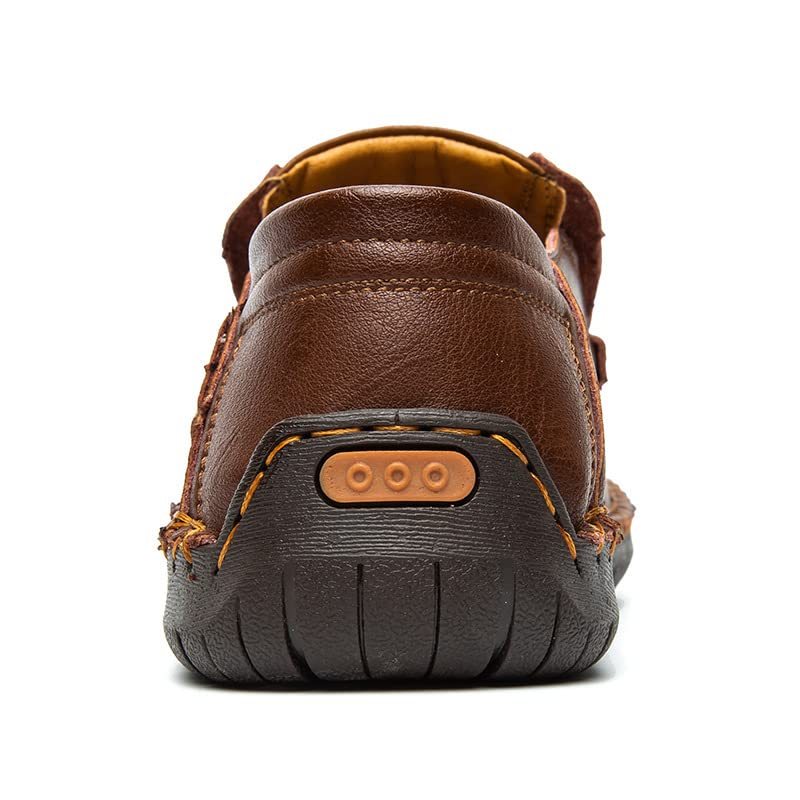 Men's Handmade Genuine Leather Slip-On Loafers by GARB