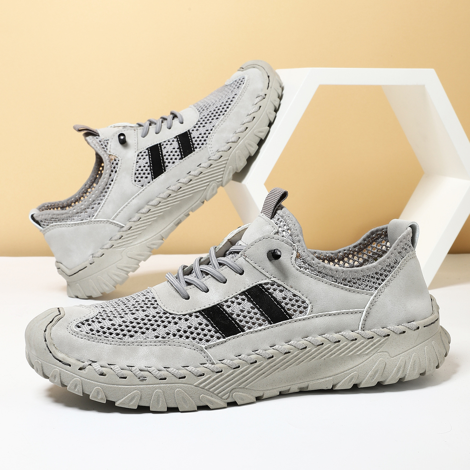 GARB Men's Casual Soft Anti-Slip Outdoor Walking Shoes