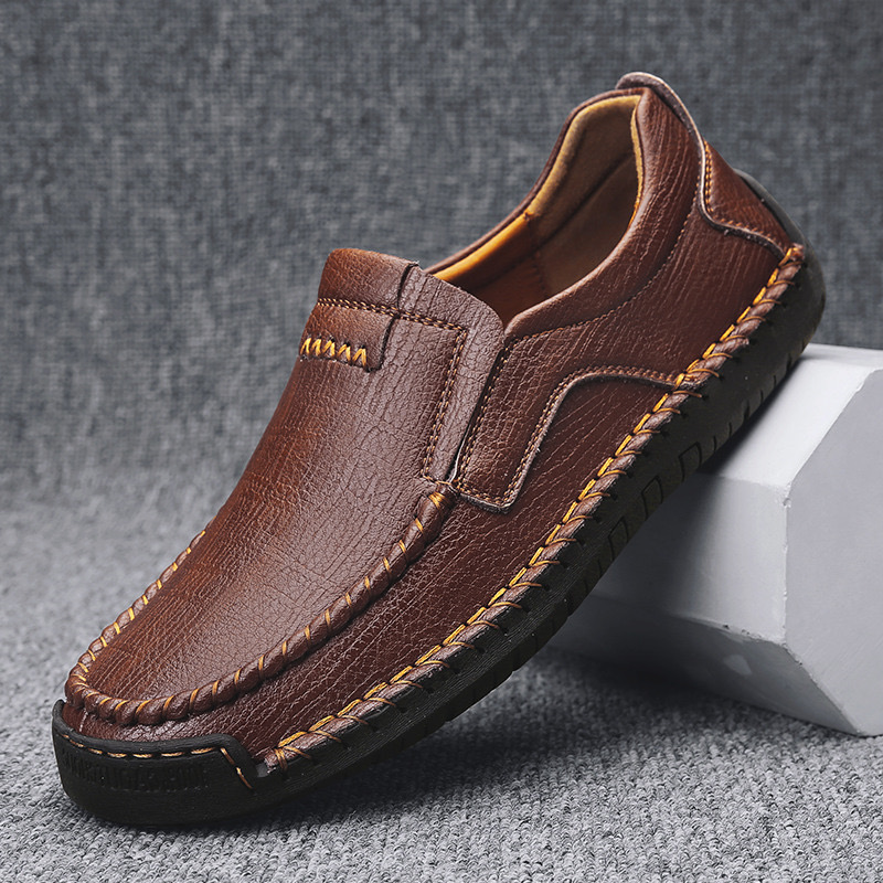 GARB Leather Loafers – Slip-On, Orthopedic Arch Support
