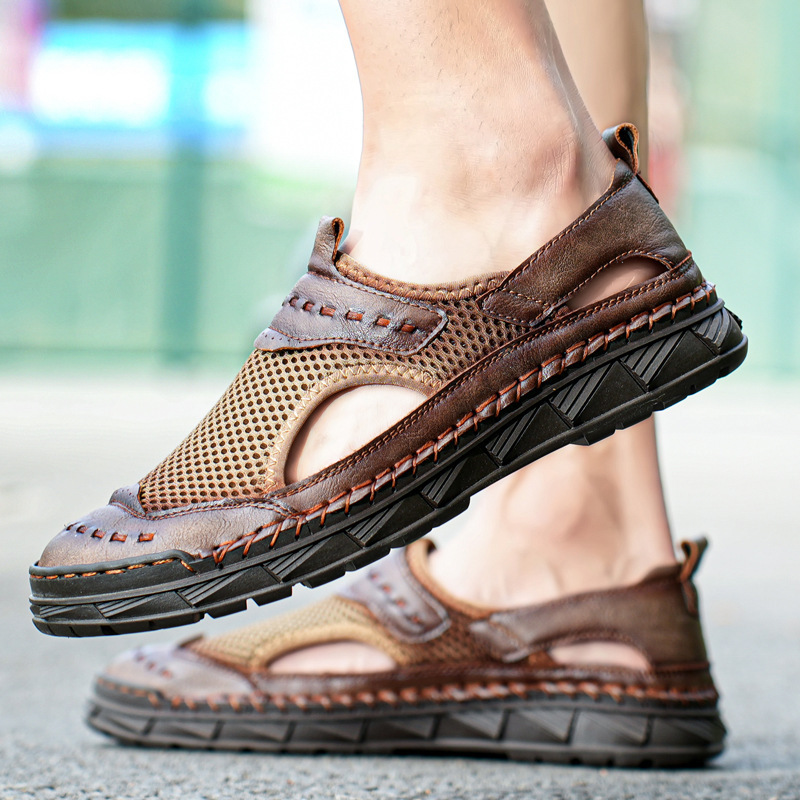 Men's Hand-Stitched Outdoor Casual Beach Sandals