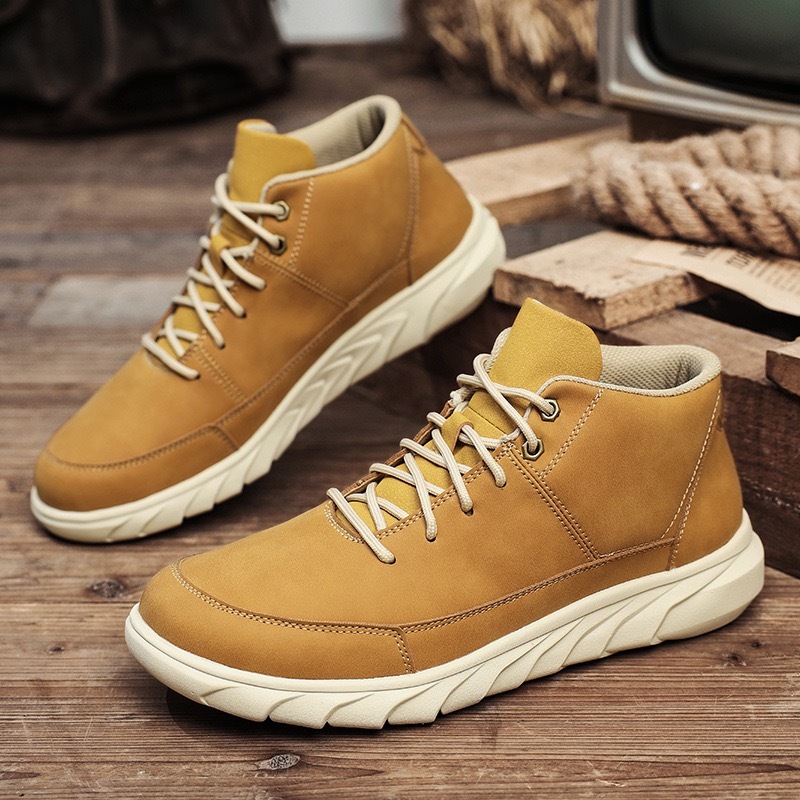Mens Handcrafted Cowhide Orthopedic Boots