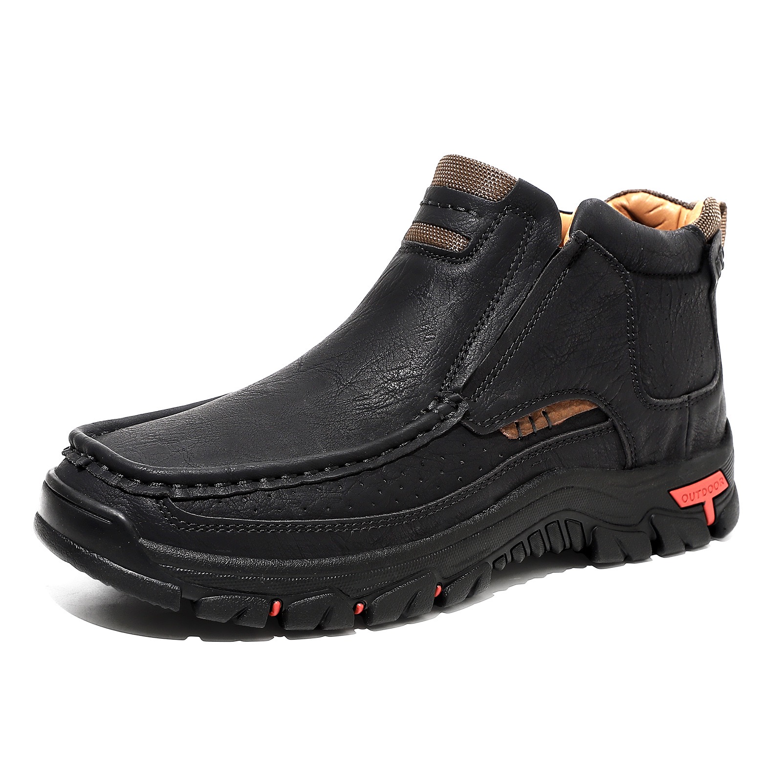 ⏰Last Day! 45% OFF 🔥GARB®Men’s Outdoor Hand Sewn Slip-On Full Grain Leather Boots