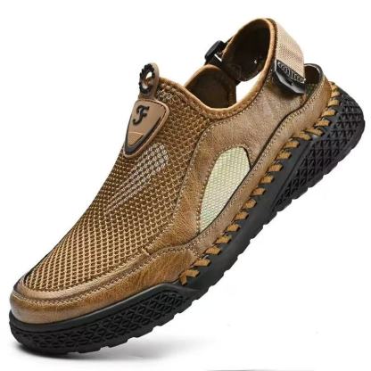 ⏰Last Day! 45% OFF  🔥GARB®Men's Handmade Breathable No-glue Orthopedic Sandals